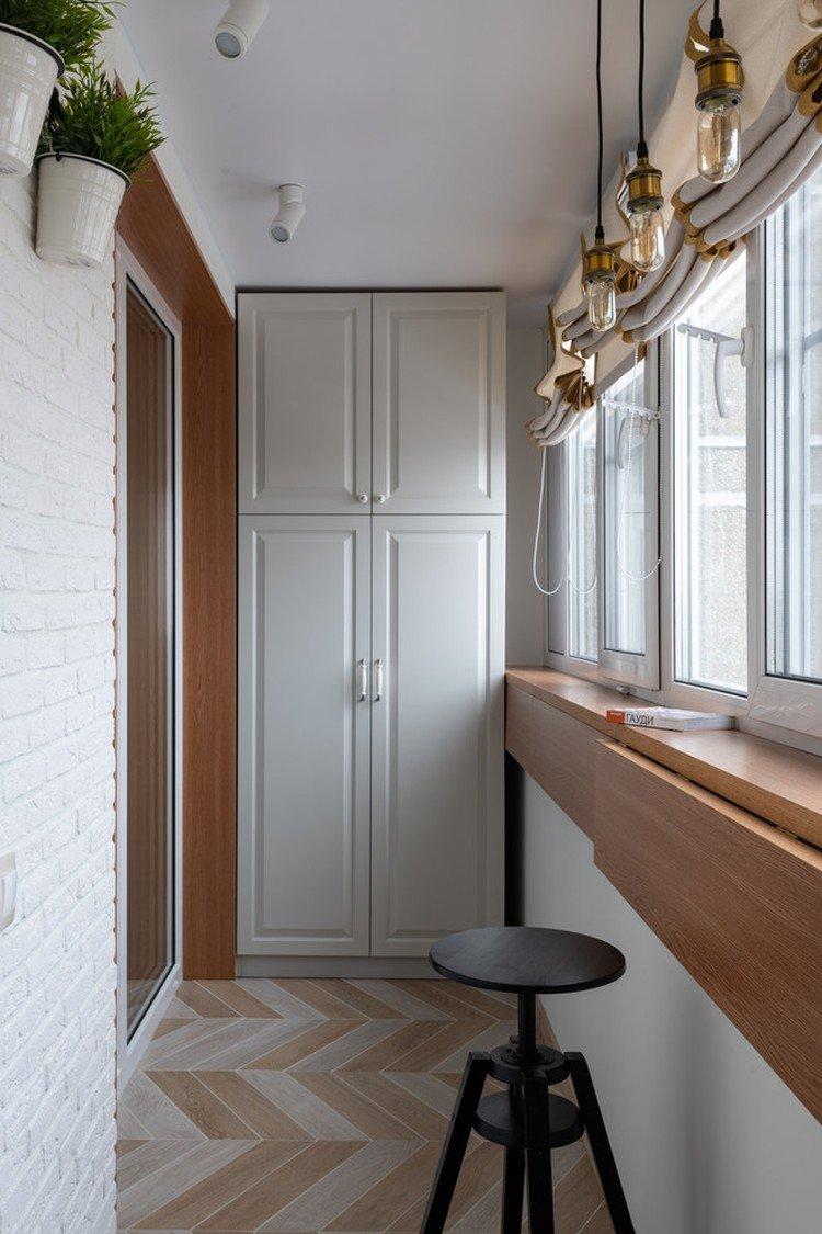 Rímske rolety na balkóne alebo lodžii - foto interiérový dizajn Rímske rolety na balkóne alebo lodžii - foto interiérový dizajn