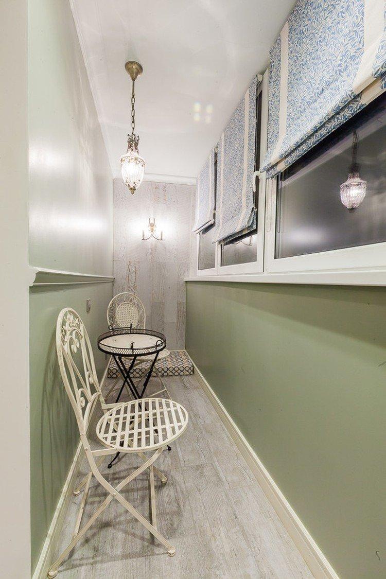 Rímske rolety na balkóne alebo lodžii - foto interiérový dizajn Rímske rolety na balkóne alebo lodžii - foto interiérový dizajn