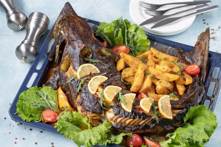 Pečený jeseter - recepty ruských národných jedál Pečený jeseter - recepty ruských národných jedál