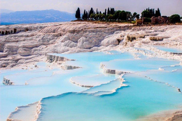 Pamukkale, Turecko - Najkrajšie miesta na svete Pamukkale, Turecko - Najkrajšie miesta na svete