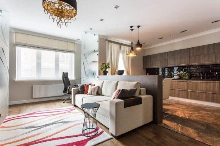 Závesy v obývacej izbe v modernom štýle - foto Závesy v obývacej izbe v modernom štýle - foto