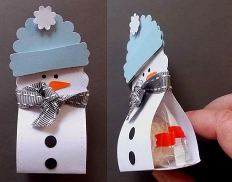 DIY papierový snehuliak - fotografie a nápady DIY papierový snehuliak - fotografie a nápady