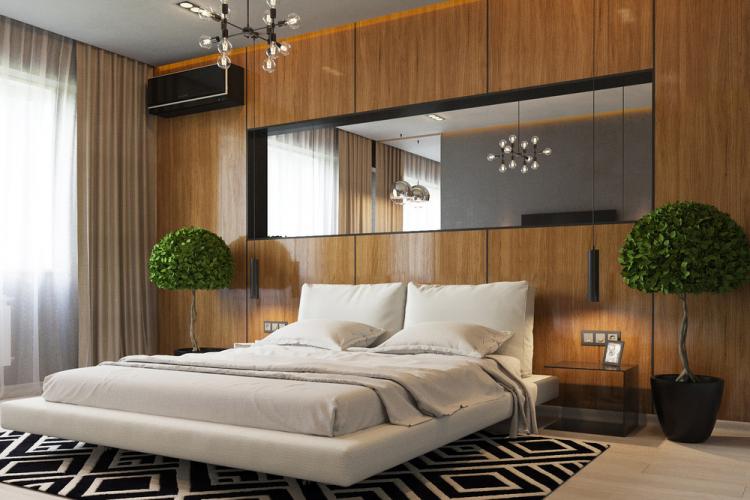 Стил на линии за спалня