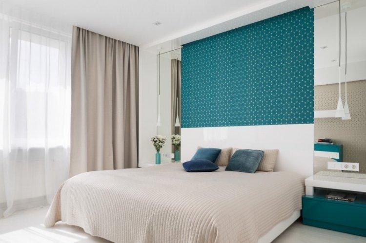 Dizajn spálne 12 m² v modernom štýle - foto Dizajn spálne 12 m² v modernom štýle - foto