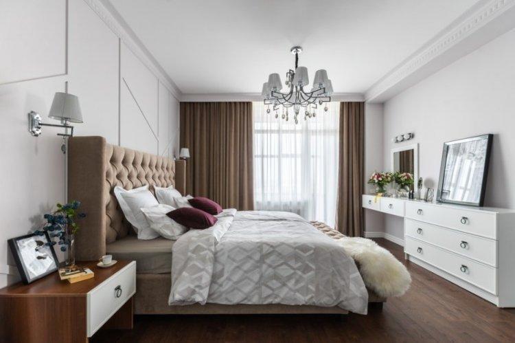 Dizajn spálne 12 m² v modernom štýle - foto Dizajn spálne 12 m² v modernom štýle - foto