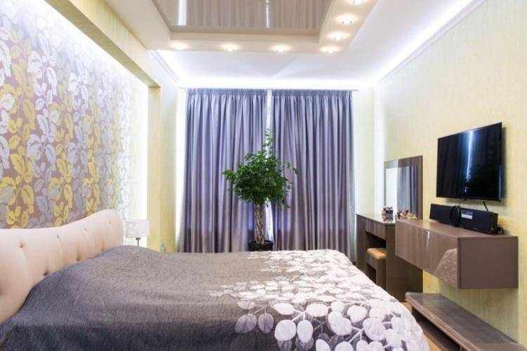 Dizajn spálne 12 m² v modernom štýle - foto Dizajn spálne 12 m² v modernom štýle - foto