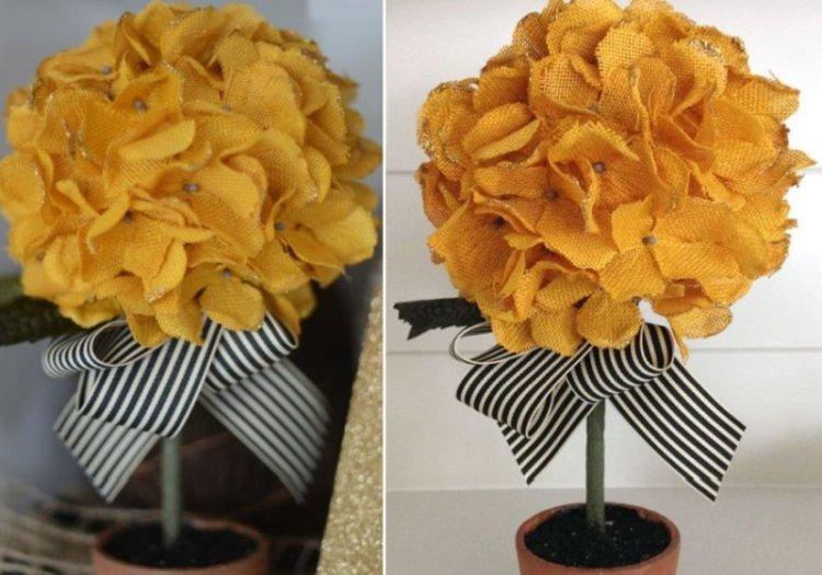 DIY umelý kvet topiary DIY umelý kvet topiary