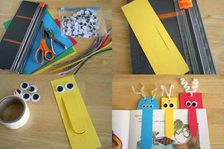 Eyed bookmarks - DIY papierové záložky do kníh Eyed bookmarks - DIY papierové záložky do kníh