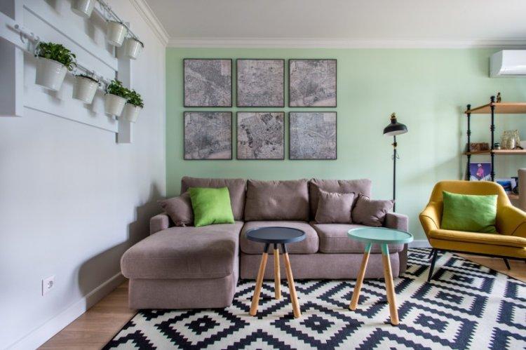 Green color in the interior: combinations and ideas (90+ photos)