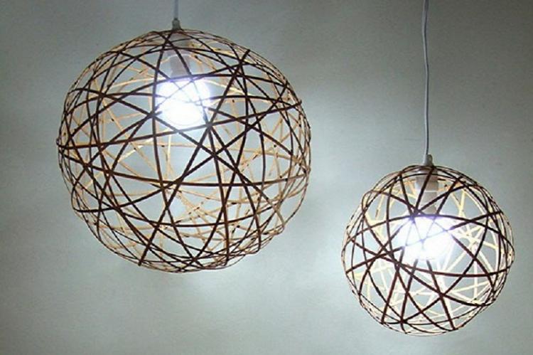 Plafond pre luster vyrobený z nití vlastnými rukami Plafond pre luster vyrobený z nití vlastnými rukami