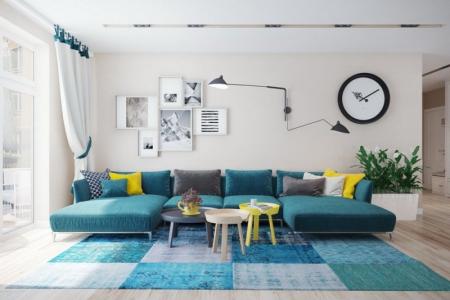 Couleur turquoise à l'intérieur: 100 photos et idées de design