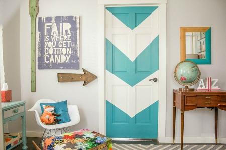 DIY déco de porte ancienne : 12 belles idées