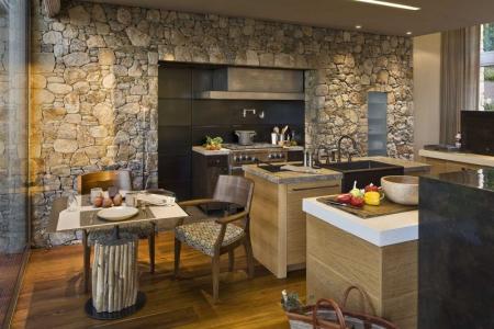 Decorative stone in the interior: 85 photo ideas