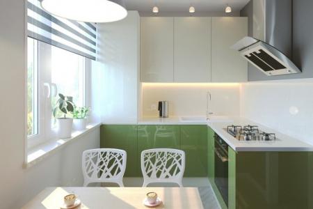 How to arrange a kitchen design 7 sq.m. (80 images)