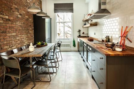 Loft-style kitchen design: 80 fresh ideas with photos