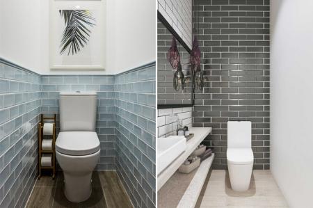 Small toilet design: 75 photos and solutions