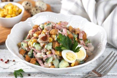 20 light and delicious salads with boiled sausage