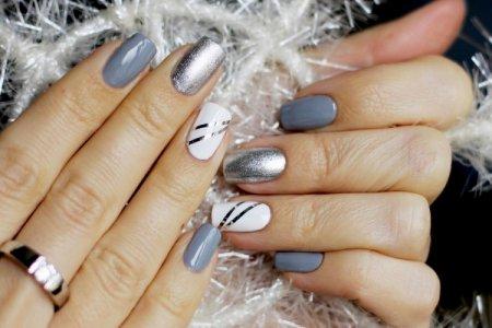 Gray manicure 2021: fashion ideas and trends (50 photos)