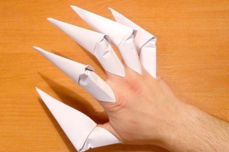 7 easy ways to make paper claws