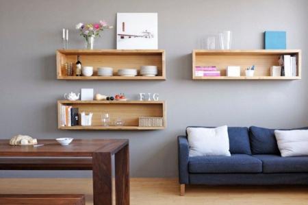 Wall shelves in the interior: 95 beautiful ideas