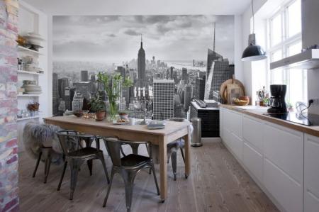 How to choose wallpaper for the kitchen: 90 photos and design ideas