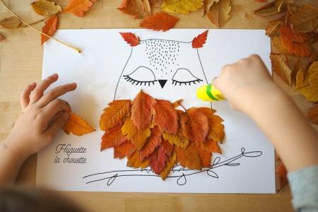 Crafts from autumn leaves for children with their own hands (50 photos)