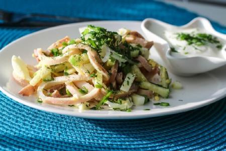 Squid and egg salad: 12 of the most delicious recipes