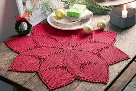 Crochet napkins: 6 easy patterns for beginners