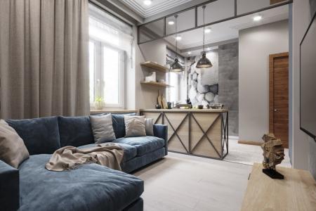 Soft Loft: Apartment 27 sq.m.