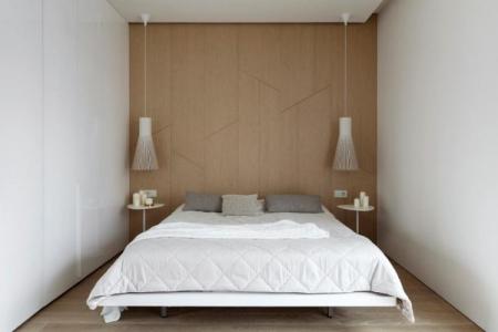 Bedroom design in the style of minimalism (80 photos)