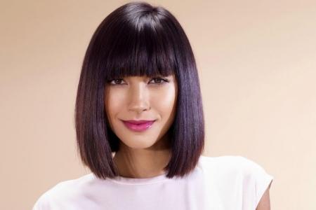 Elongated bob with bangs: 11 beautiful haircut ideas (photo)