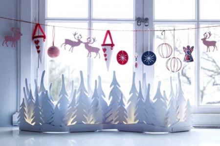 Window decorations for the New Year: beautiful ideas (50 photos)